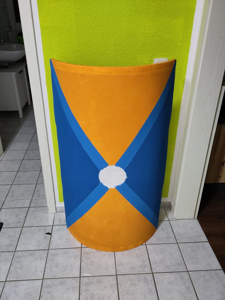 Bild 6: Das hellere Blau sitzt. An dieser Stelle wird das design erstmal verbleiben.